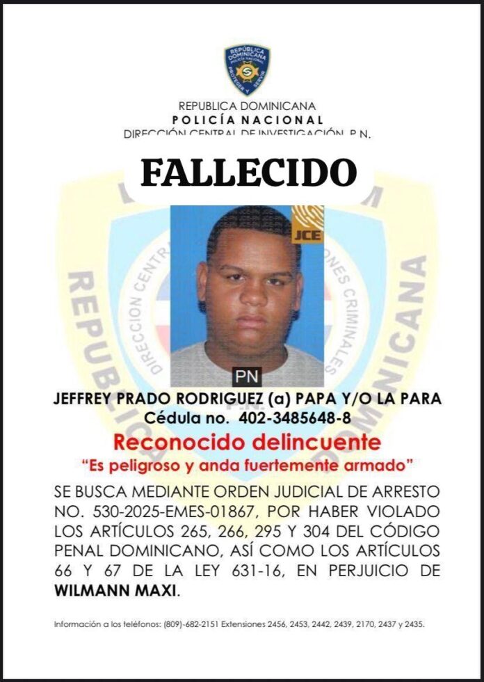 Delincuente “La Para” cae abatido tras enfrentar patrulla del DICRIM en Palmarito