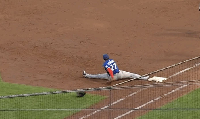 Vladimir Guerrero Jr. sigue ausente por inflamación en el tendón de la corva