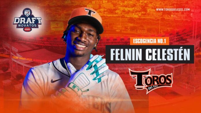 Toros del Este eligen a Felnin Celestén como su primer pick en el Draft de Novatos 2025