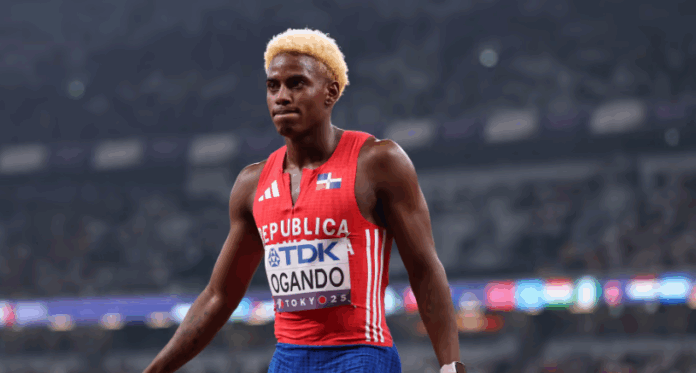 Alexander Ogando termina sexto en la final de 200 metros del Mundial de Atletismo Tokio 2025