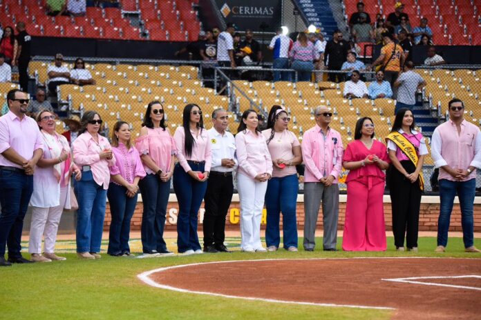Las Águilas Cibaeñas se unen a la campaña de prevención del cáncer de mama con jornada rosa en el Estadio Cibao