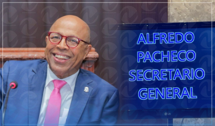 Alfredo Pacheco recibe apoyo unánime de 112 diputados para secretaría general del PRM