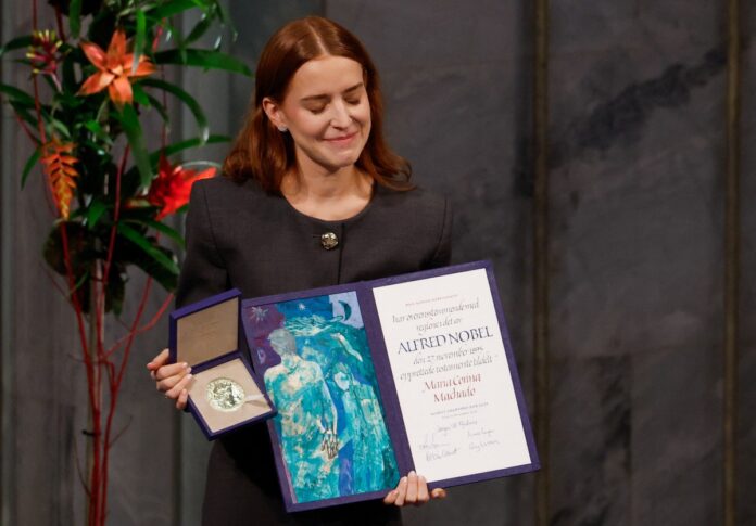 María Corina Machado no acudió a recibir el Nobel de la Paz 2025; la representó su hija