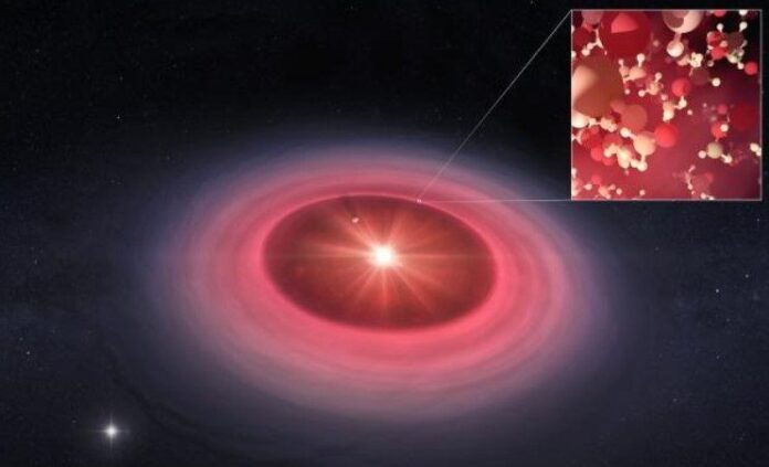 Detectan metanol en disco planetario, clave para el origen de la vida