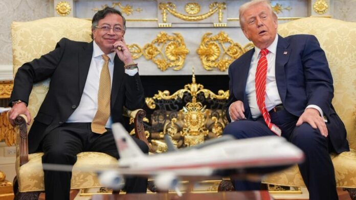 Petro valora como “positiva” y “optimista” su reunión con Trump