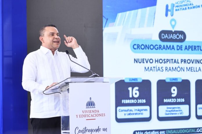 Dajabón abrirá su nuevo hospital por etapas desde el 16 de febrero
