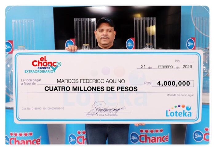 LOTEKA da a conocer nuevo ganador de RD$4 millones 