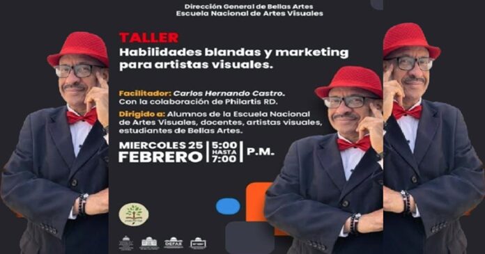 Entidades impartirán taller gratis de habilidades blandas y marketing para artistas visuales
