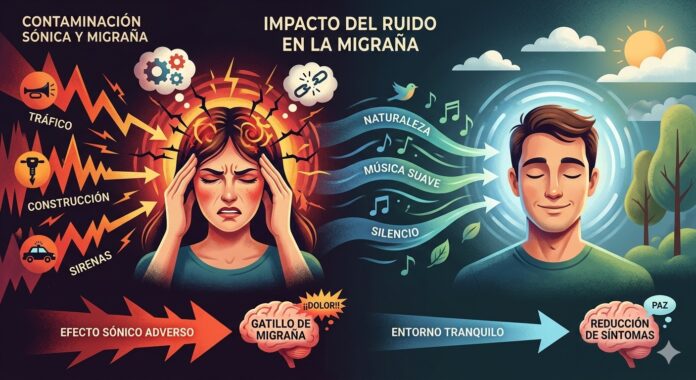 Contaminación y clima elevan riesgo de sufrir migrañas