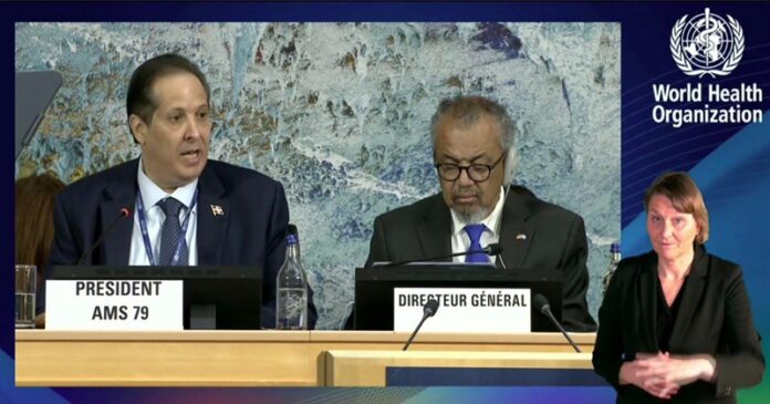 Ministro Víctor Atallah toma posesión como presidente de la Asamblea Mundial de la Salud