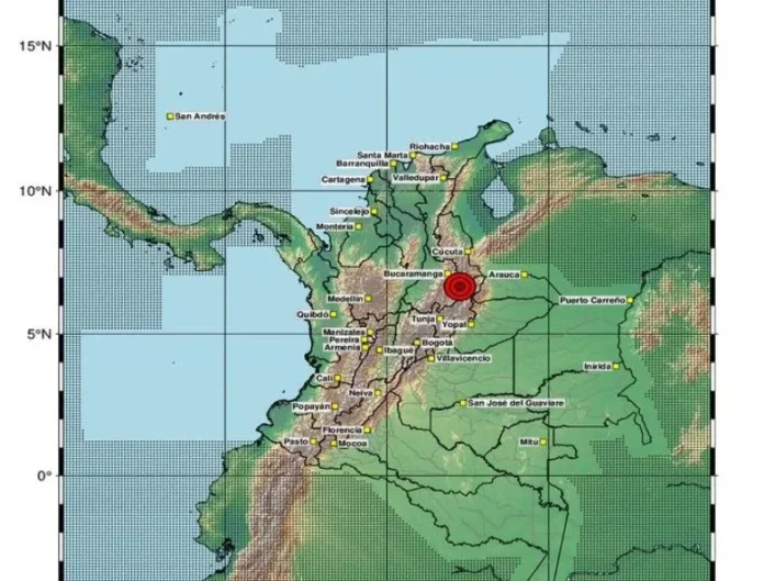 Sismo de magnitud 5,3 sacude el norte de Colombia