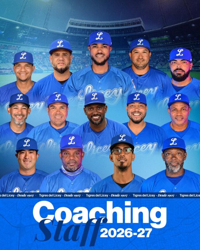 Licey presenta cuerpo técnico para temporada 2025-26