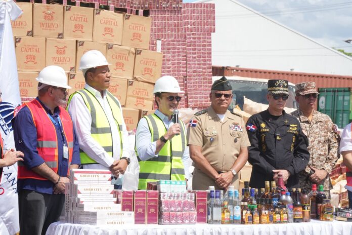 Incineran más de 28 millones de mercancías ilícitas valoradas en RD$362 millones